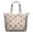 Beige Highland Cow, variant on Beige Highland Cow Flower Pattern Travel Tote Bags for Women Carry On,Large Weekender Bags for Women Travel,Multi Functional Duffle Bag for Work,Shopping,Sports