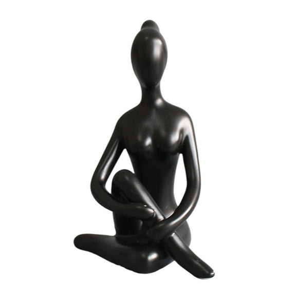 Pequeña figura artística escultura decoración moderna creativa adorno estatua de cerámica para 75 cm x 7 cm x 105 cm