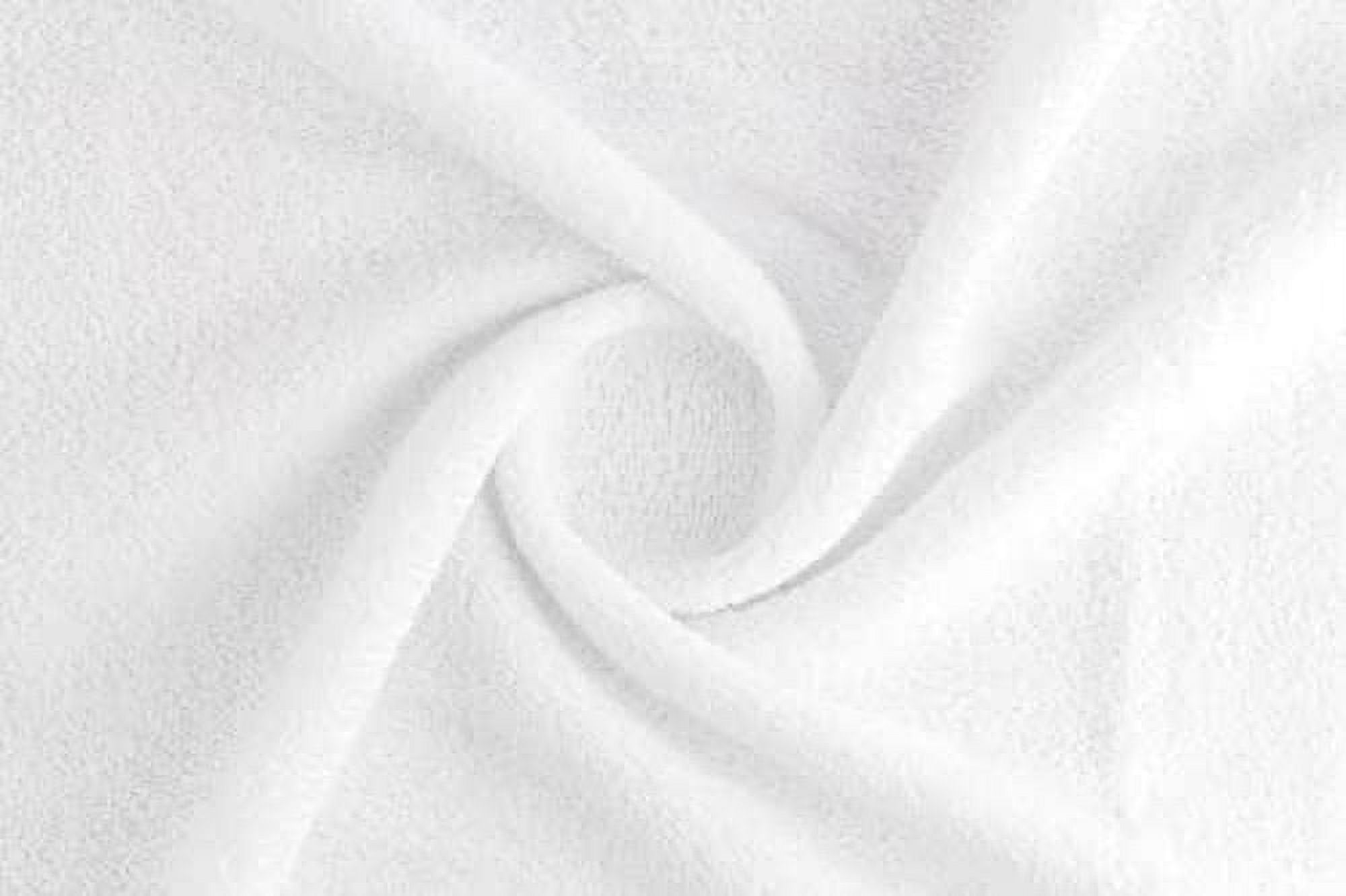 CASA COPENHAGEN Solitaire Designed in Denmark 600 GSM 2 Bath Towels 2 Hand Towels 2 Washcloths, Super Soft Egyptian Cotton 6 Towels Set for Bathroom, Kitchen & Shower - Bright White