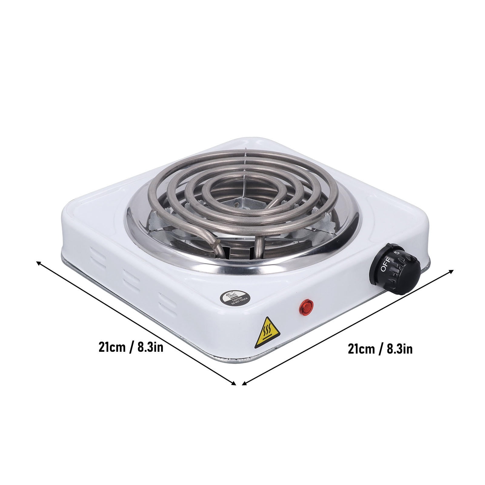 Suodoka 1500W Portable Single‑Coil Electric Hot Plate – Adjustable Temperature, Compact Countertop Stove for Coffee, Tea, Boiling & Warming