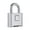 Silver, variant on Heavy Duty Weatherproof Lock 4 Code Combination Lock Metal Lock for Outdoor Use