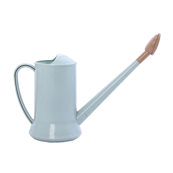 ZhangC Gallon Plant Watering Can, 9.3 Inch Long Spout Watering Pot with Removable Nozzle, Lightweight Plastic Flower Waterer for Indoor Houseplants, Office and Garden, Mint Green