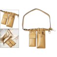 thumbnail image 3 of Bolsa de cinturo de mujer perfecl Bolsa de gota de cuero Bolsa de hombro Caqui, 3 of 8
