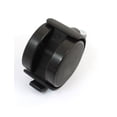 thumbnail image 3 of Unique Bargains 10mm Thread Stem Connector 1.5' Twin Wheel Swivel Brake Caster Black, 3 of 3