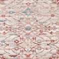 thumbnail image 3 of SAFAVIEH Kenitra Jermaine Floral Bordered Polyester Area Rug, Red/Beige, 3' x 5', 3 of 9