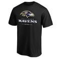 thumbnail image 2 of Men's  Black Baltimore Ravens Team Lockup T-Shirt, 2 of 3