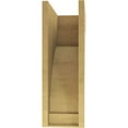 thumbnail image 4 of 12"W x 24"D x 36"H Classic Rivera Rough Cedar Woodgrain TimberThane Corbel, Primed Tan, 4 of 6