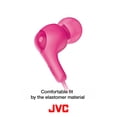 thumbnail image 5 of JVC Gumy in Ear Earbuds, Sonido potente, Ajuste cómodo y Seguro, Piezas de Silicona S/M/L - HAFX7V Púrpura, Pequeño, 5 of 5