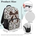 thumbnail image 7 of KUIFORTI Brown Camo Bow Lightweight Kids Bookbag Durable Girls School Backpack with Multiple Organizer Pockets Side Pockets for Teens Elementary Middle Daily Use, 7 of 7