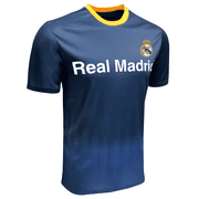 Icon Sports Real Madrid Navy/Gold Polyester Jersey, Adult S-XL