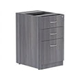 thumbnail image 2 of Lorell Weathered Charcoal Laminate Desking Pedestal 16"x22"x28.3" File Drawer Cart Metal Pull, 2 of 8