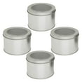thumbnail image 3 of 4 PCS Empty Candle Jars for Making Candles Candle Jars with Lids, Bulk Empty Candle Containers, Wedding Favors, 3 of 5