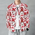 thumbnail image 6 of Lightweight Jacket for Men - Christmas Gnome Cuteness Casual Zip Up Bomber Jacket Men Spring Fall Windbreaker Coat with Pocket, 6 of 6