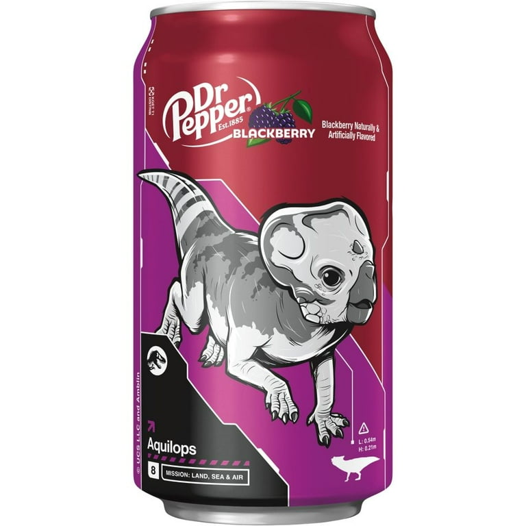 Dr Pepper Blackberry Jurassic World Rebirth Limited Edition Soda