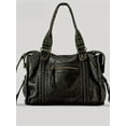 thumbnail image 3 of Women's Large Capacity French Retro Motorcycle Shoulder Crossbody Tote Bag, 3 of 9