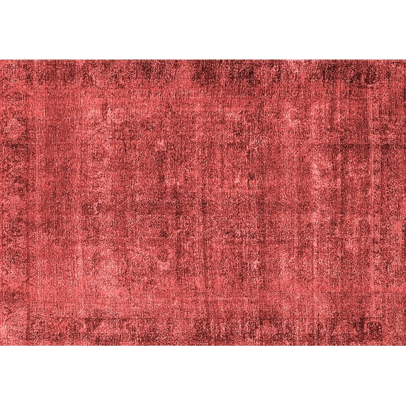 Ahgly Company Indoor Rectangle Oriental Red Industrial Area Rugs, 8' x 10'
