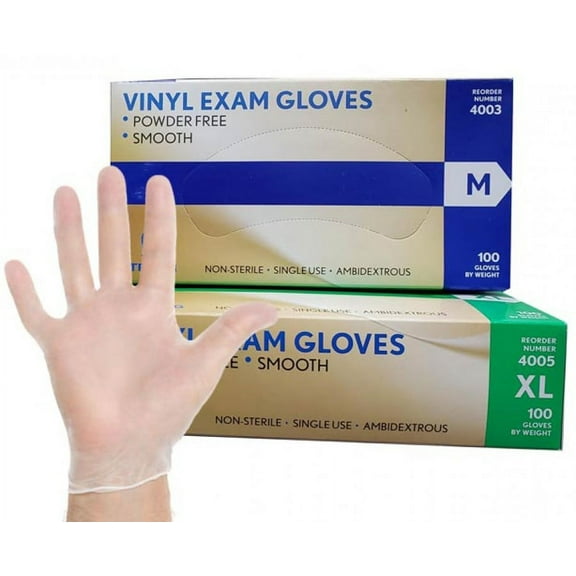 Strong Vinyl Gloves, 4000 Series - X-Large, Box (100 ct)
