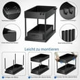 thumbnail image 4 of Organizadores debajo del fregadero con manijas de fácil acceso, cajón deslizante reforzado para un funcionamiento suave, soluciones de almacenamiento multiusos para cocinas, baños, lavanderías y, 4 of 6