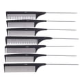 thumbnail image 5 of Professional Hair Tail Comb Salon Cut Comb Styling Stainless Steel Spiked, 5 of 8