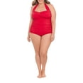 thumbnail image 2 of Simply Slim Women's and Plus Glam Sheath One Piece Swimsuit, Sizes M-3X, 2 of 4