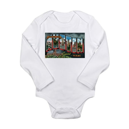 

CafePress - City Of Austin Postcard Infant Bodysuit Body Suit - Long Sleeve Infant Bodysuit