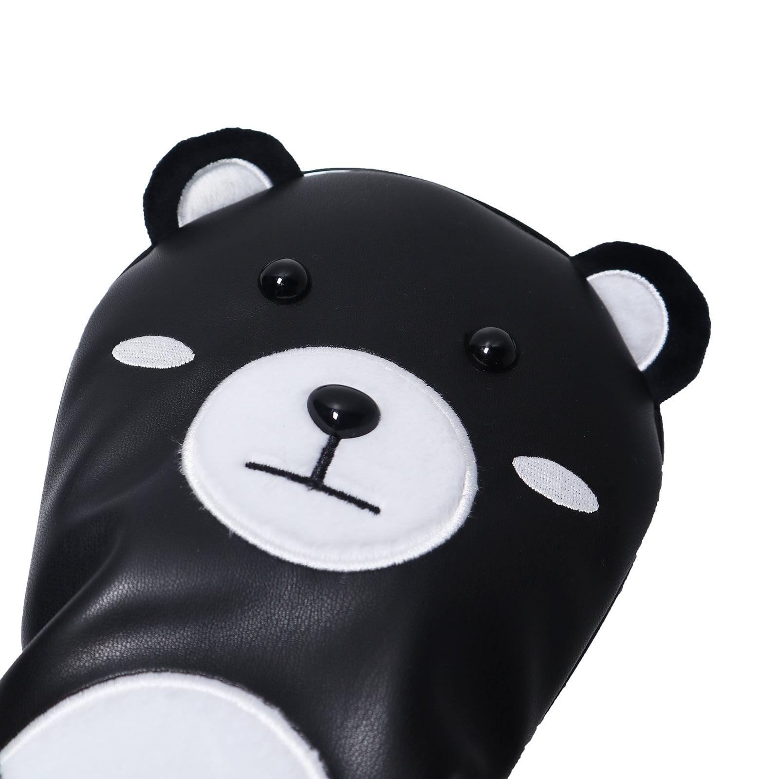 Protective Golf Headcover, Cartoon PU Leather Bear golf Club Head Cover, Durable, Hybrid , UT