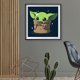 thumbnail image 4 of Cuadros Decorativos 5D DIY dibujos animados Yoda diamante imagen resina arte completo redondo Rhinestone pintura Likrtyny embutido en tela, 4 of 9