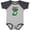 Baseball Heather and Navy, variant on Future Pickleball Champ Boys or Girls Baby Bodysuit