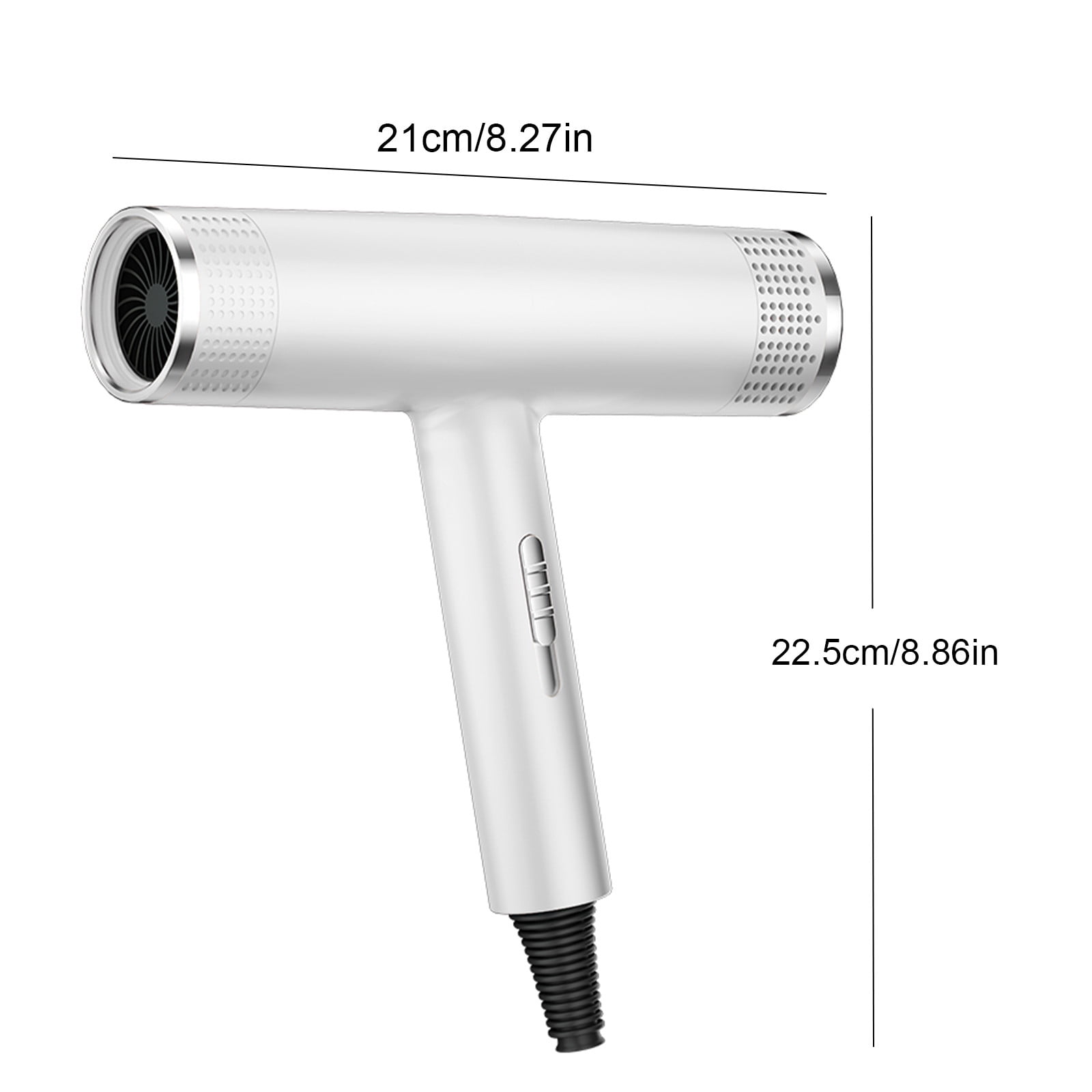 Ionic Hair Dryer, High Power Blow Dryer with Concentrator Nozzle, 3 Speed 3 Heat Settings, Lightweight Travel Design, Fast Drying, Overheat Protection, Salon Styler