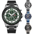 thumbnail image 2 of Bluelans Mini Focus hombres elegante luminoso 6 agujas reloj de pulsera mecánico con calendario, 2 of 5