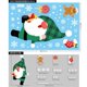 thumbnail image 3 of Calcomanías navideñas para ventanas, copos de nieve de invierno, calcomanías para ventanas con Papá Noel, árbol de Navidad, renos, decoraciones navideñas para interiores, 3 of 5