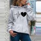 thumbnail image 1 of Puntoco Mujeres Casual Sudaderas con Capucha Jumper tops Damas Imprimir Sudadera Blusa Camiseta Puntoco Puntoco-2594, 1 of 3