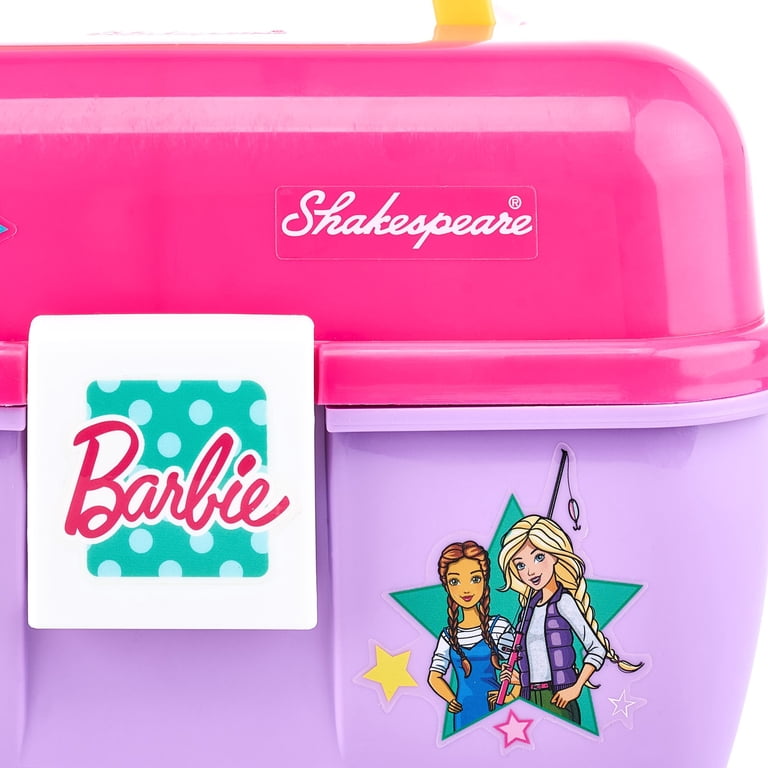 barbie fishing tackle box Shakespeare Barbie Play Box, Kids Fishing Tackle Box