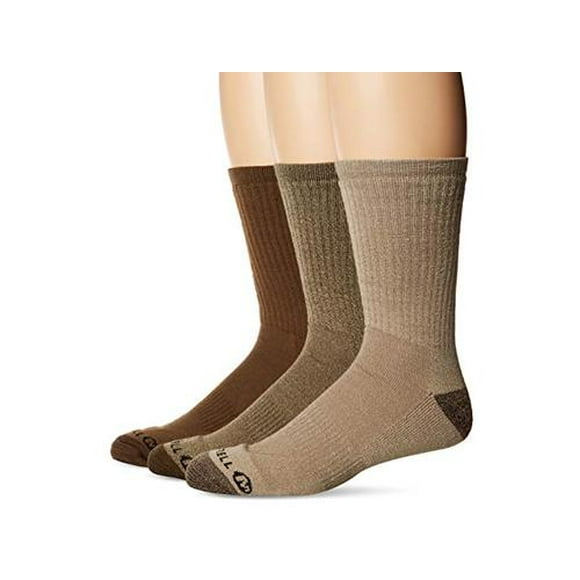 Merrell Chaussettes de Randonnée Performance Rembourrées pour Hommes, Lot de 3