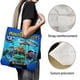 thumbnail image 3 of Mighty MonsterWheelies Bolso de tela con estampado de lienzo para mujer, bolsa de compras reutilizable y estética, con cremallera interior, regalo para mujer,40*45cm., 3 of 6