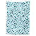 thumbnail image 3 of Ambesonne Teal Tablecloth Rectangular Table Cover, Abstract Mosaic Blue Tones, 52"x70", Slate Blue Turquoise, 3 of 4