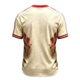 thumbnail image 4 of Mexico Mens Soccer Jersey Shirts 2026 Country Team Short Sleeve V Neck Fan International Football Shirt Retro Streetwear Top, Beige L, 4 of 4