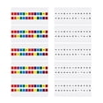 thumbnail image 1 of 10 Sheets Colorful Alphabet Tabs Notepad Page Markers Small Sticky Tabs File Guides, 1 of 9
