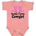 thumbnail image 3 of Inktastic Daddy's Little Cowgirl Girls Baby Bodysuit, 3 of 5