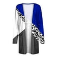 thumbnail image 4 of Lolmot Cardigan For Women Lightweight Open Front Long Sleeve Blouses Leopard Print Winter Fall Sweater Loose Casual Knit Outerwear with Pocket, 4 of 5