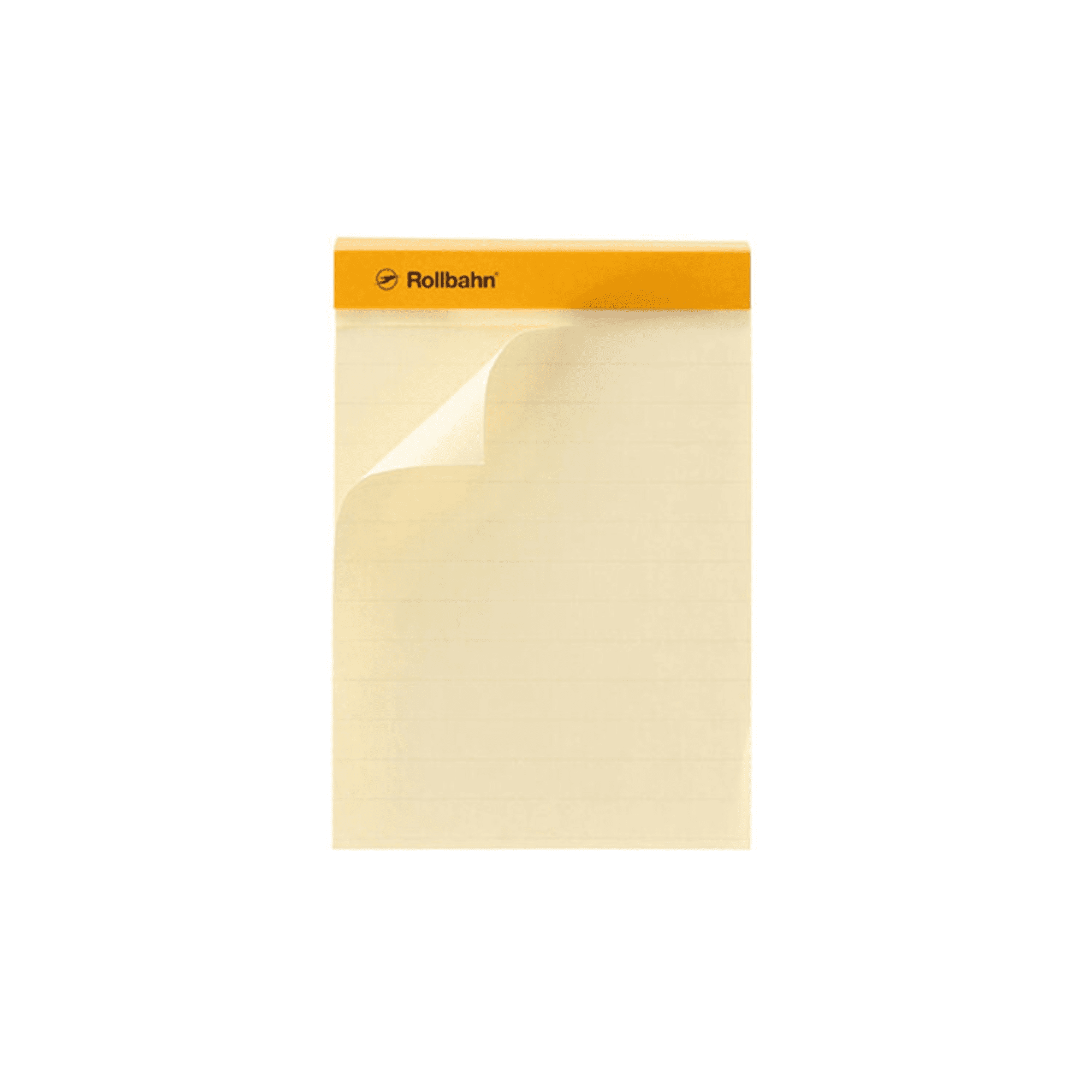 Delfonics Rollbahn Ruled Notepad: 8 in. x 0.319 yds. (Yellow)