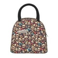 thumbnail image 1 of Fotbe rock record music Skull Bolsa de Almuerzo con Estampado, Lonchera Aislada, Contenedor de Comida Reutilizable Tipo Cooler a Prueba de Fugas, 1 of 6