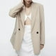 thumbnail image 4 of PB&ZASprimavera/verano 2023 nuevo traje de moda de ocio suelto para ir al trabajo chaqueta holgada de doble botonadura con solapa, 4 of 4