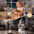 thumbnail image 4 of Candle Warmer Lamp with Adjustable Height - Flameless 4-Level Dimmable Wax Warmer, Timer Function & Stylish Design in Multiple Colors &iuml;&frac14;Black, 4 of 6