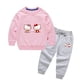 thumbnail image 4 of Hello kitty-ropa para niños y niñas, suéter con estampado de dibujos animados y cuello redondo, conjunto de pantalones largos de manga larga, primavera y otoño, 2/ud., 4 of 5