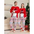 thumbnail image 2 of Pijamas de Año Nuevo 2024 Conjuntos familiares a juego con estampado de cuadros rojos Pijamas de 2 piezas Pantalones Estampados Ropa navideña para adultos y niños, 2 of 5