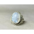 thumbnail image 6 of Heaven Crafts 925 Sterling Silver Rainbow Moonstone Designer Ring Handmade Ring For Women, 6 of 6