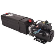 Dawot Hydraulic Pump Unit 4 Gallon Single Phase Hydraulic Power 220V 3450rpm Electric Hydraulic Pump 2HP Portable Dump Trailer Pump Hydraulic Car Lift for Car Lifting Platforms
