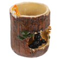 thumbnail image 3 of Black Bear Flower Sedum Succulent Pot Planter Bonsai Trough Box Plant Bed Office Home Garden Pot Decor, 3 of 3