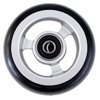 New Solutions Soft Rolling High Performance 3 x 1 in. Aluminum Caster Tires with 0.32 in. Bearing for Wheelchair, Black